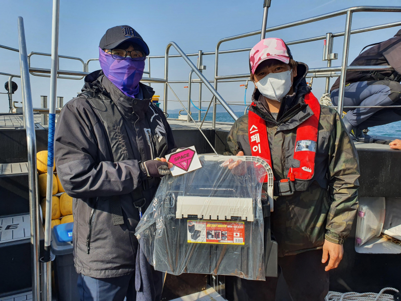 2021년 4월9일 스페이스호 *광어다운샷* 탐사출조 다녀왔습니다.