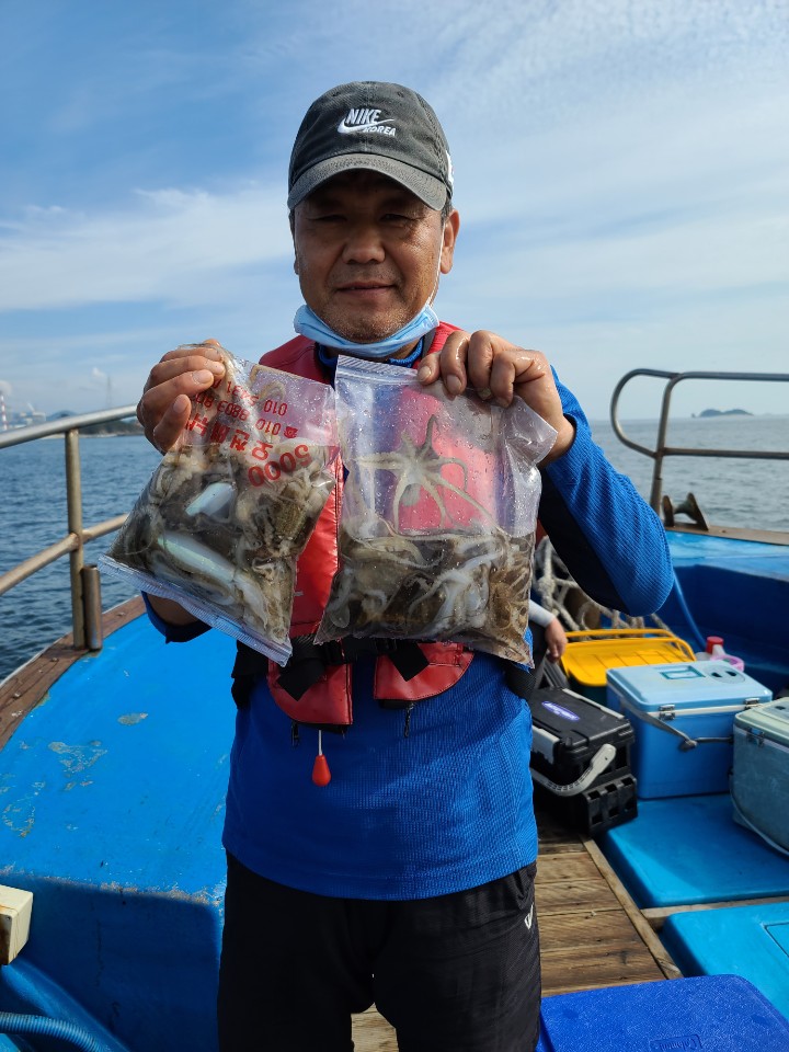 9월15일 뉴청해호 쭈꾸미 갑오징어 조황입니다